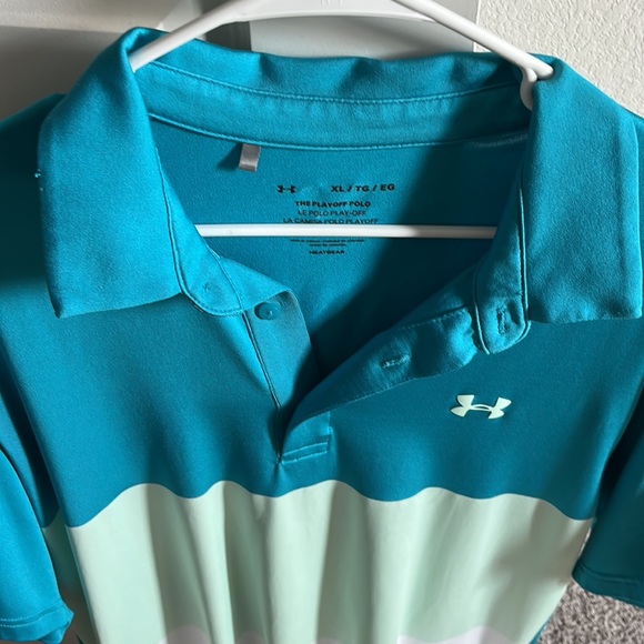 Men’s Under Armour Polo The Playoff Polo Heatgear Loose Fit size XL - Picture 2 of 7